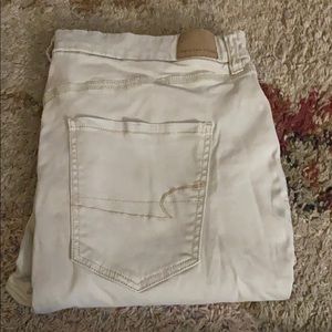 High rise kaki jeggings